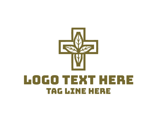 Herbal Remedy Cross Logo