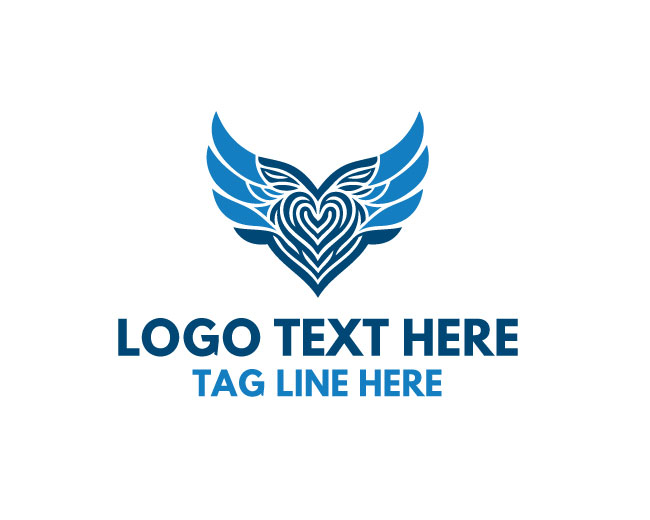 Crystal Winged Heart Logo