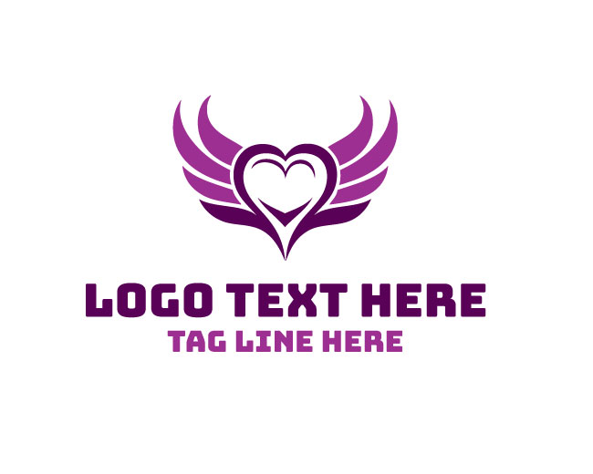 Purple Winged Heart Logo