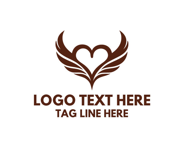 Radiant Winged Heart Logo