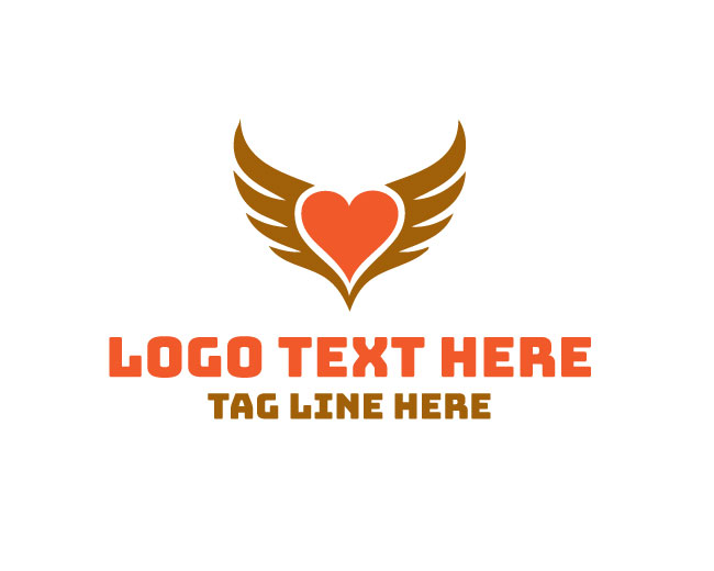 Glossy Winged Heart Logo