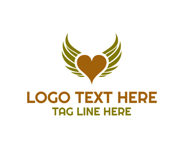 Magical Winged Heart Logo