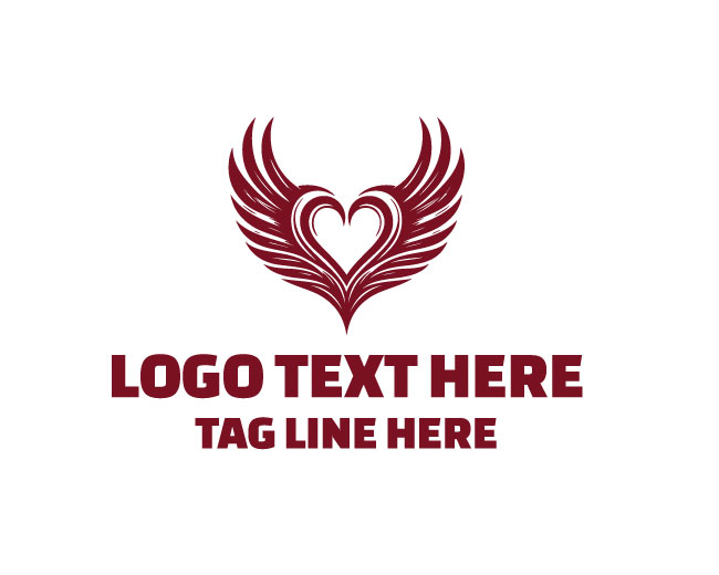 Ethereal Winged Heart Logo
