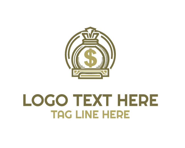 Money Bag Growth Logo