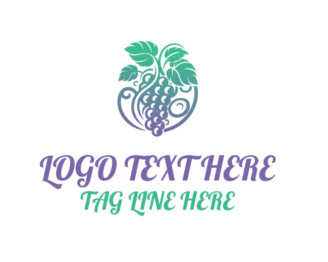  Grape Bunch Logo