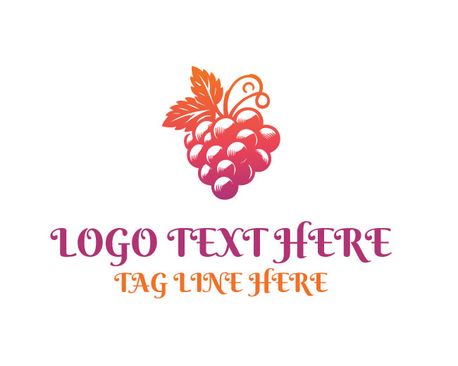 Pure Fruit Grapes Logo
