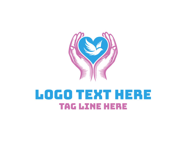 Harmony Bird Hand Logo