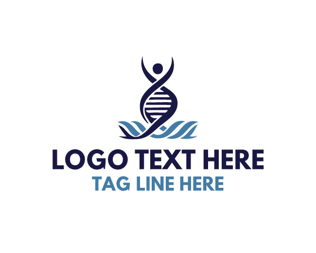 Advanced Human DNA Logo