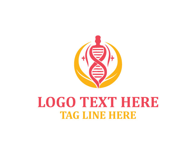  Premium Human DNA Logo