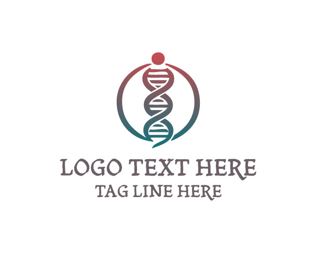  Human DNA Molecule Logo