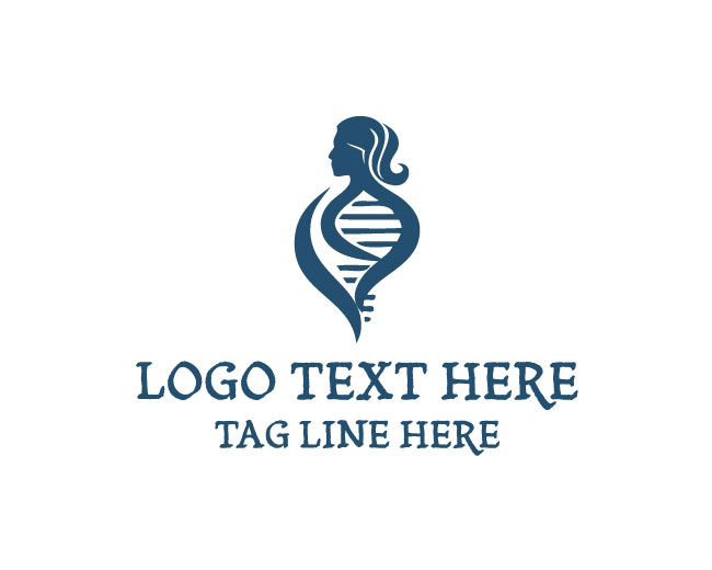Human Lady DNA Healthcare Logo