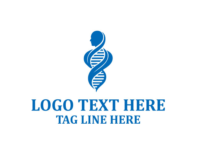 Man Human DNA Logo