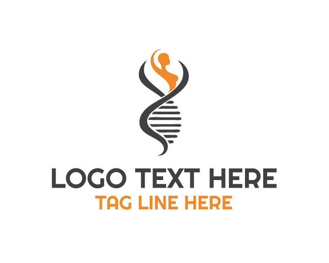 Human DNA Wave Logo