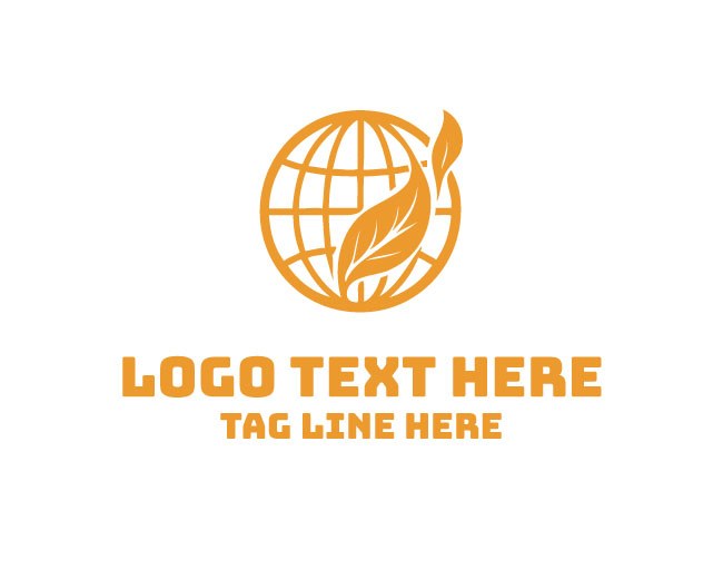 Eco Globe Leaf Logo