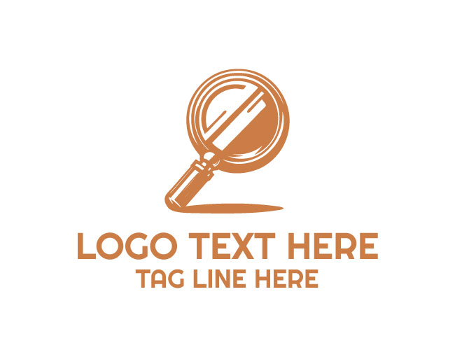 Modern Search Lens Logo