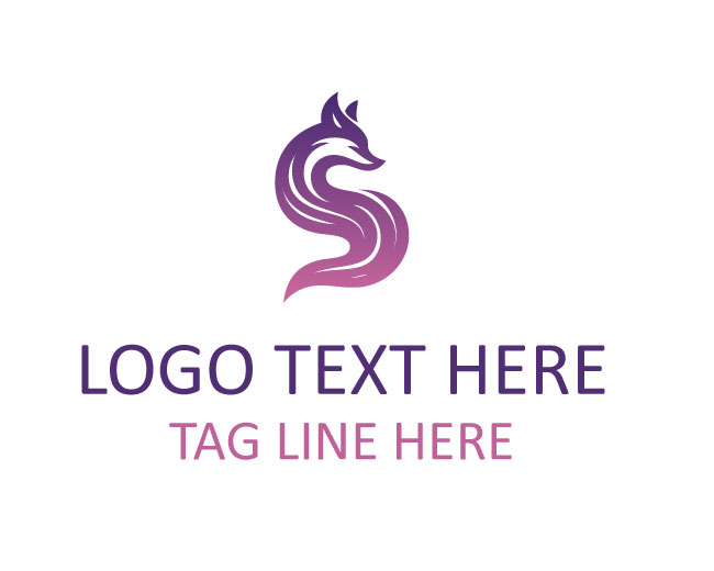 Stylish Fox Tail Logo
