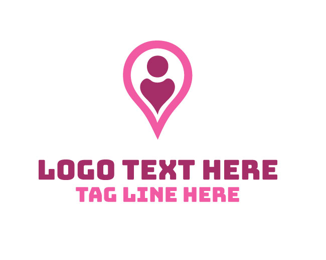 Dynamic Human Pin Logo