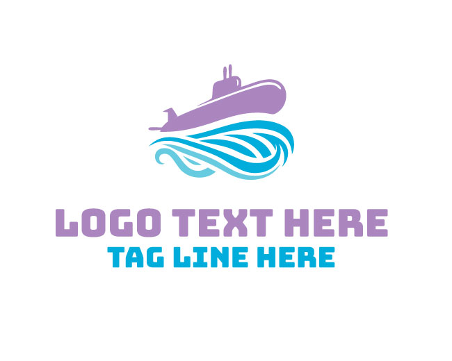 Deep Wave Submarine Logo