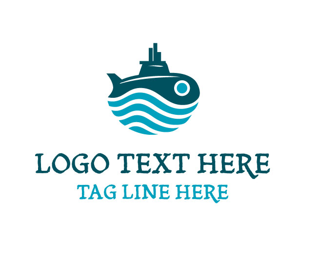 Ocean Motion Submarine Logo