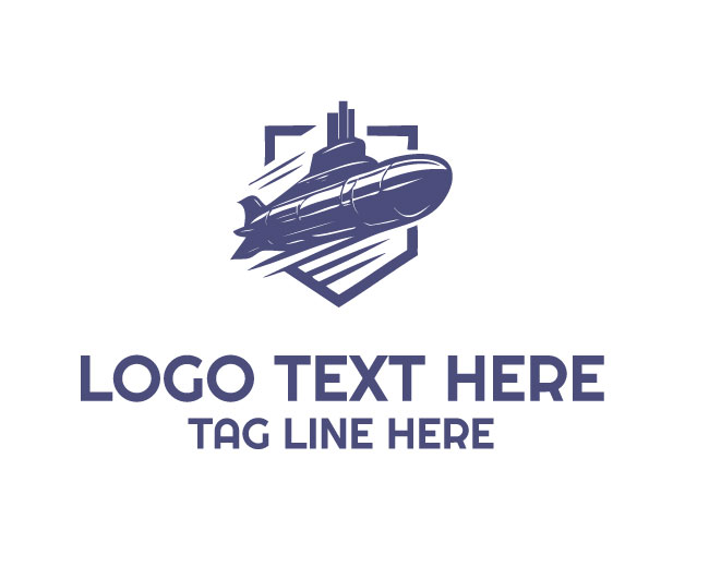 Ocean Submarine Logo