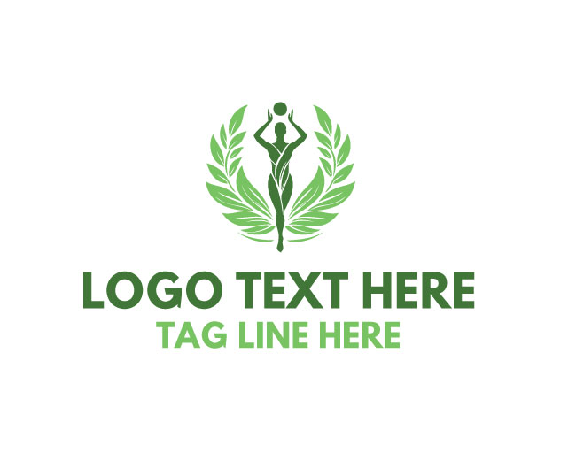  Green Fitness Athletic Logo