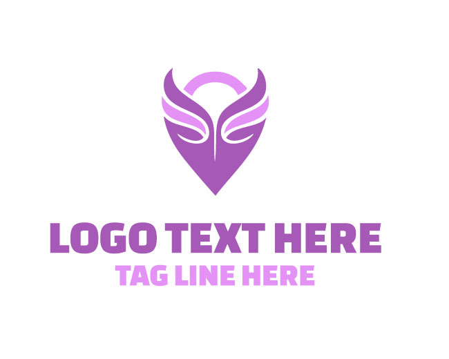 Vertex Wings Pin Logo