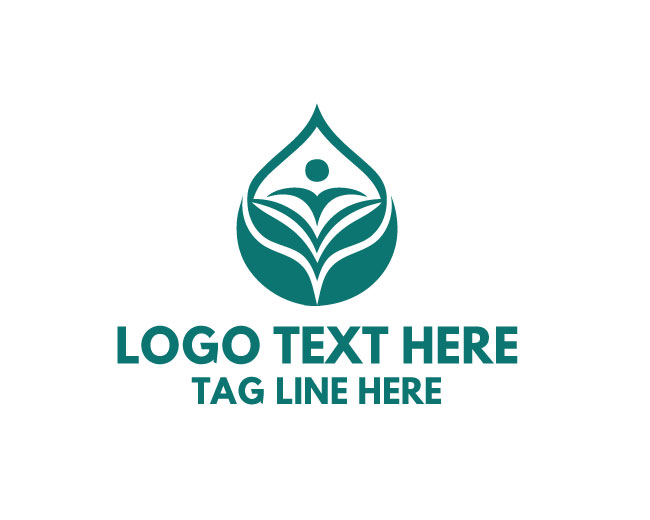  Green Athletic Drop Logo