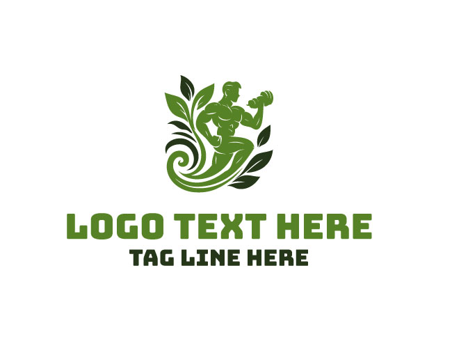 Green Athletic Gym Logo