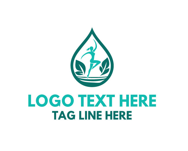 Water Drop Lady Logo