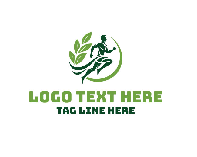 Green Athletic Logo Force