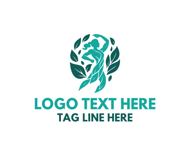  Green Pose Athletic Logo