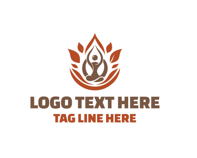 Leaves Yoga Athletic Logo