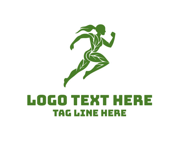 Running Green Athletic Logo