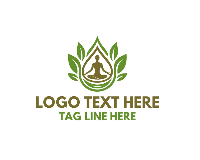  Green Yoga Athletic Logo