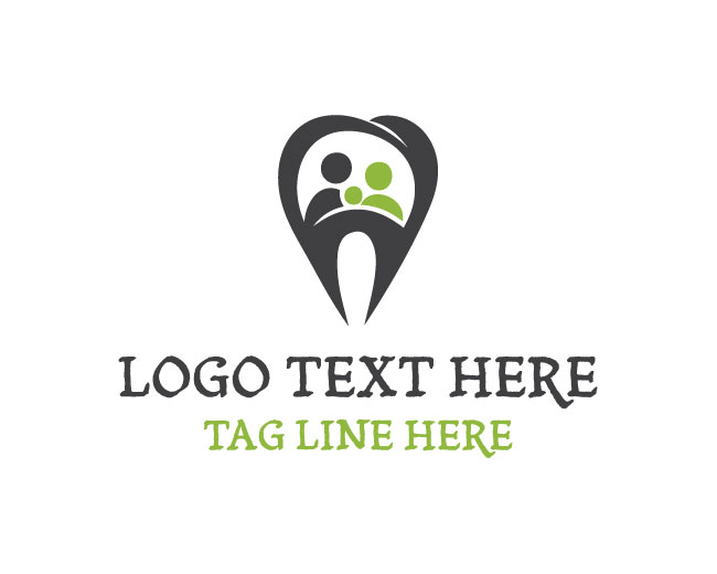 Happy Dental Family Logo