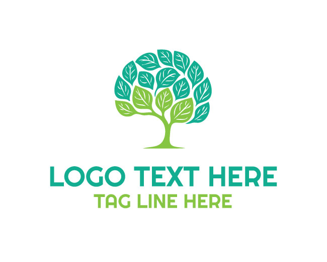 Leaf Meditation Brain Logo