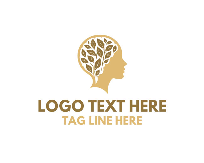 Leaf Brain Growth Logo