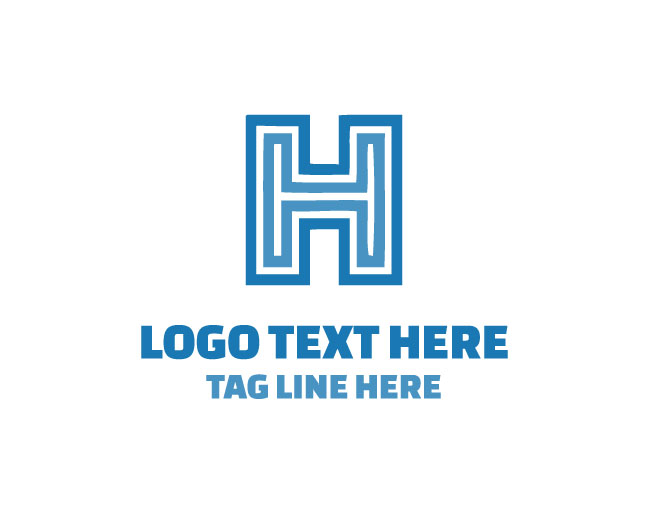 Modern Letter H Logo