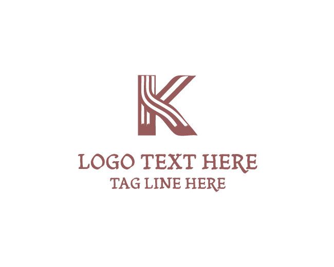 Modern Letter K Logo