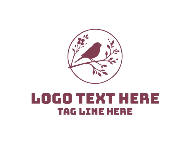 Floral Bird Paradise Logo