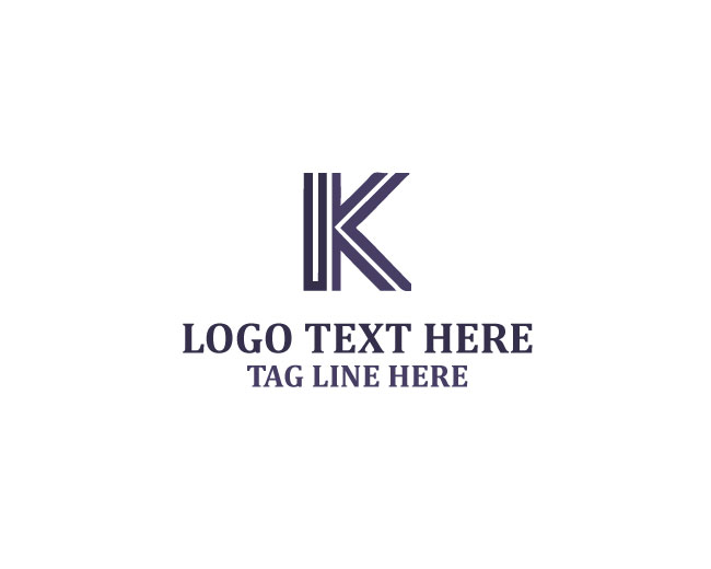 Minimal K Logo