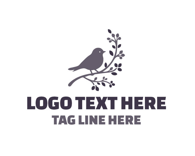 Floral Bird Garden Logo