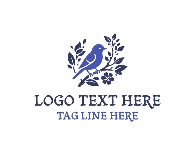 Floral Bird Delight Logo