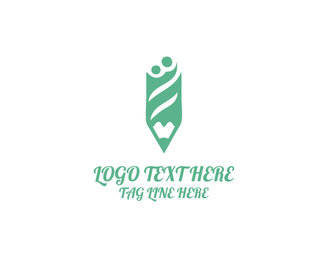 Kids Pencil Logo Creative School