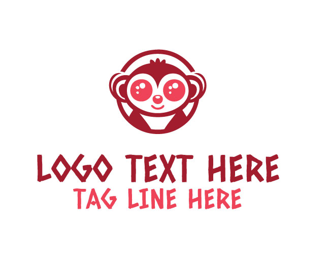 Smile Cute Loris Logo