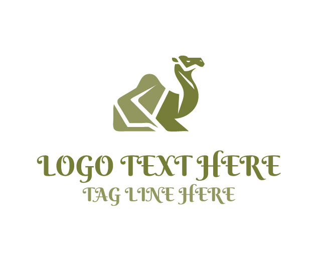Geometric Camel Logo Modern