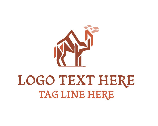 Geometric Camel Logo