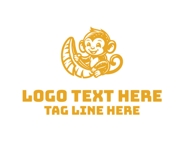 Tiny Smile Monkey Logo