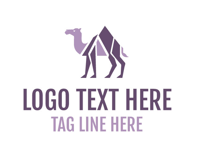 Geometric Camel Logo