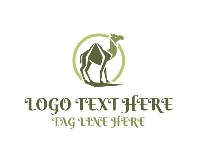 Creative Geometric Camel Logo